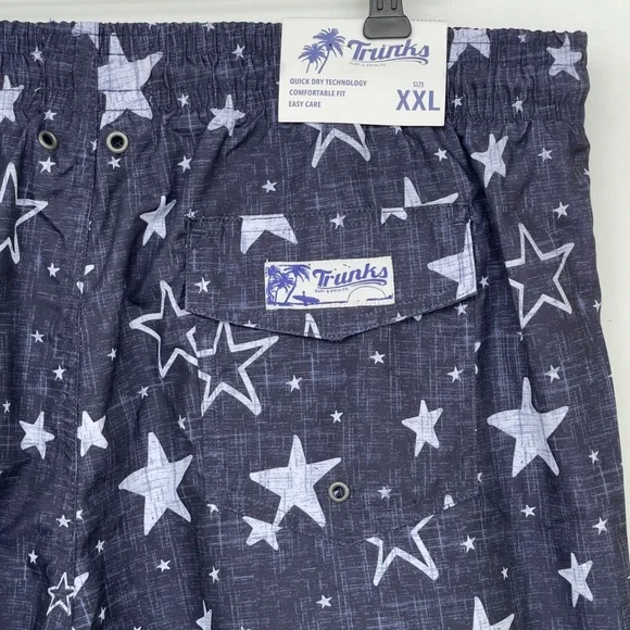 TRUNKS SURF AND SWIM CO. Swim Shorts Pockets Quick Dry Technology Starts Print - Picture 2 of 16